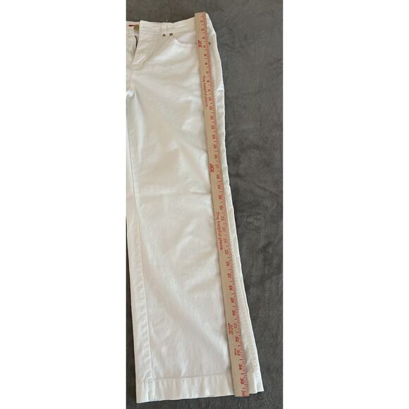 Anne Klein Women's Stretch Straight Leg Pants Size 10 White - Picture 3 of 8